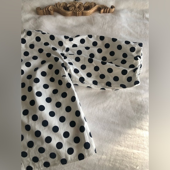 Anthropologie Miss Selfridge Puff Sleeve Top - Picture 4 of 7